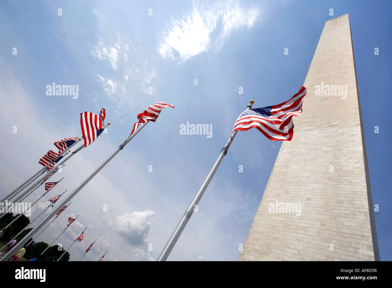 Le Monument de Washington, Washington DC, United States, USA Banque D'Images
