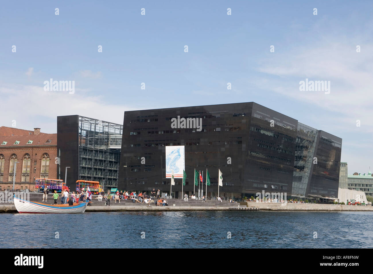 Le Black Diamond, Den Sorte Diamant, Bibliothèque royale danoise, Copenhague, Danemark Banque D'Images