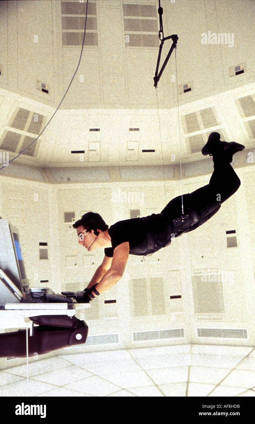 MISSION IMPOSSIBLE Tom Cruise dans le film de 1996 Banque D'Images