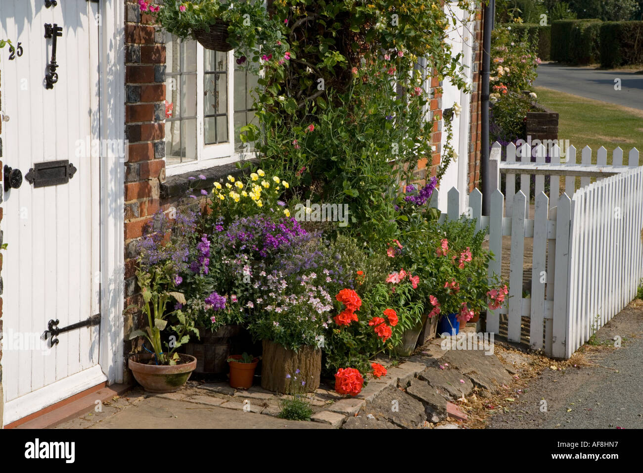 Village essendine Herts UK Juillet Banque D'Images