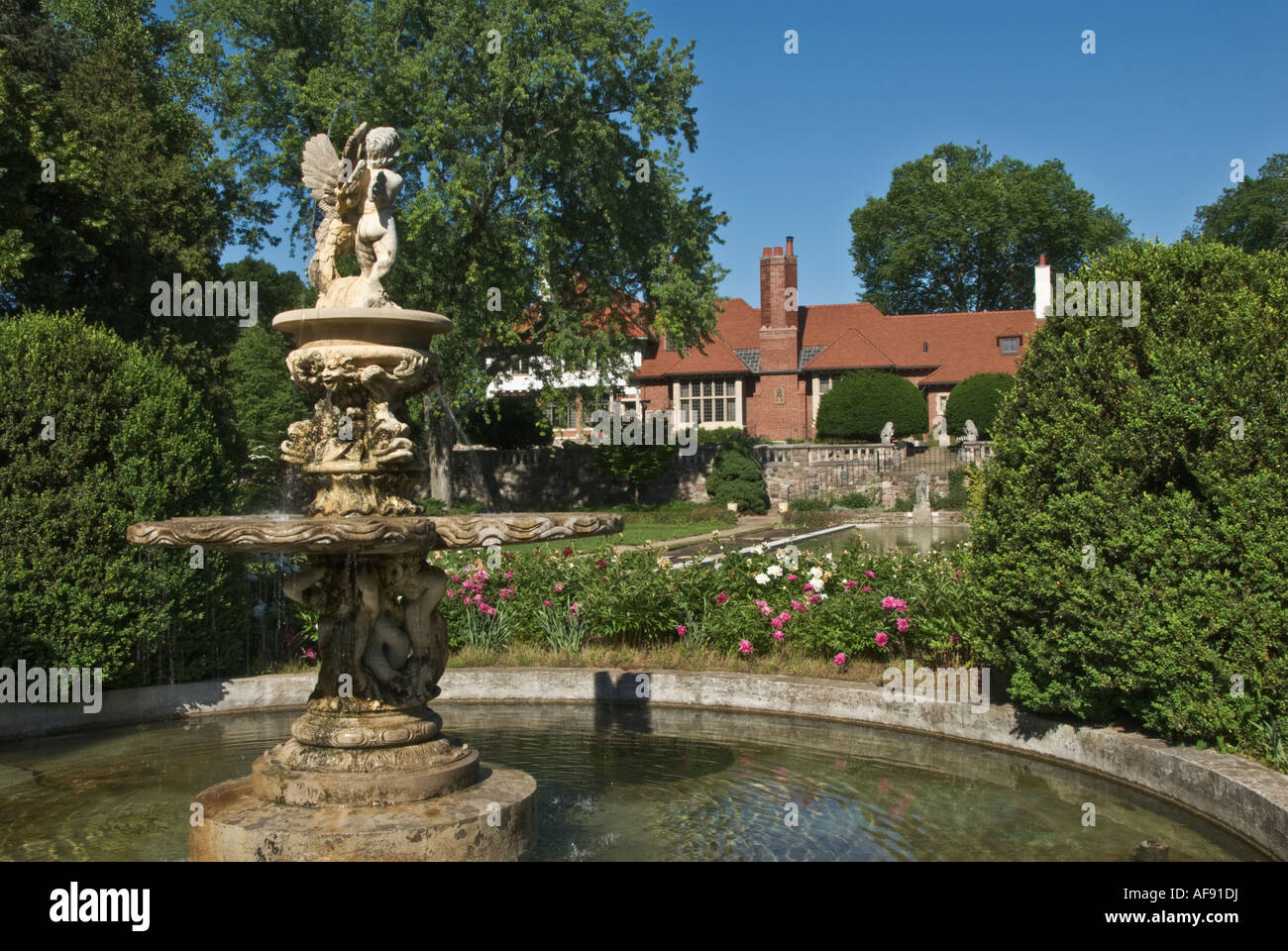 Michigan Bloomfield Hills Cranbrook House and Gardens Banque D'Images