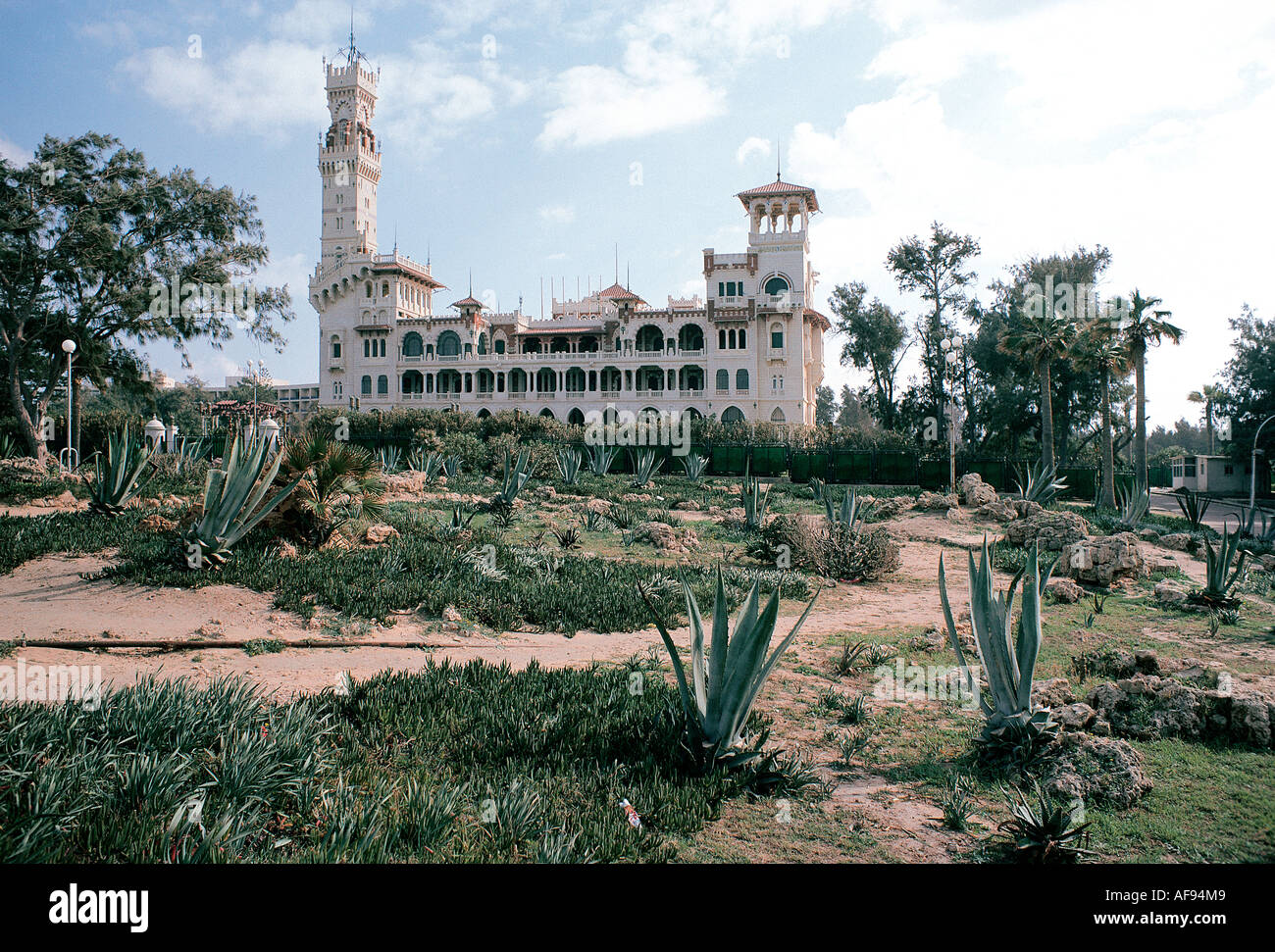 Le palais Montaza Alexandria Egypte c'était une fois le roi Farouk s Palace Banque D'Images