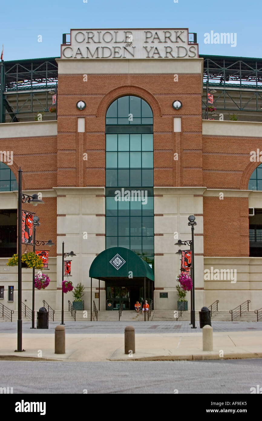 L'Oriole Park at Camden Yards, Baltimore MD Banque D'Images