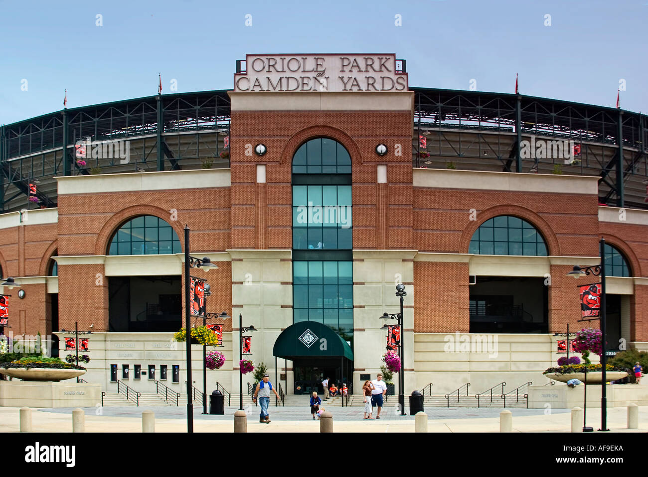 L'Oriole Park at Camden Yards, Baltimore MD Banque D'Images