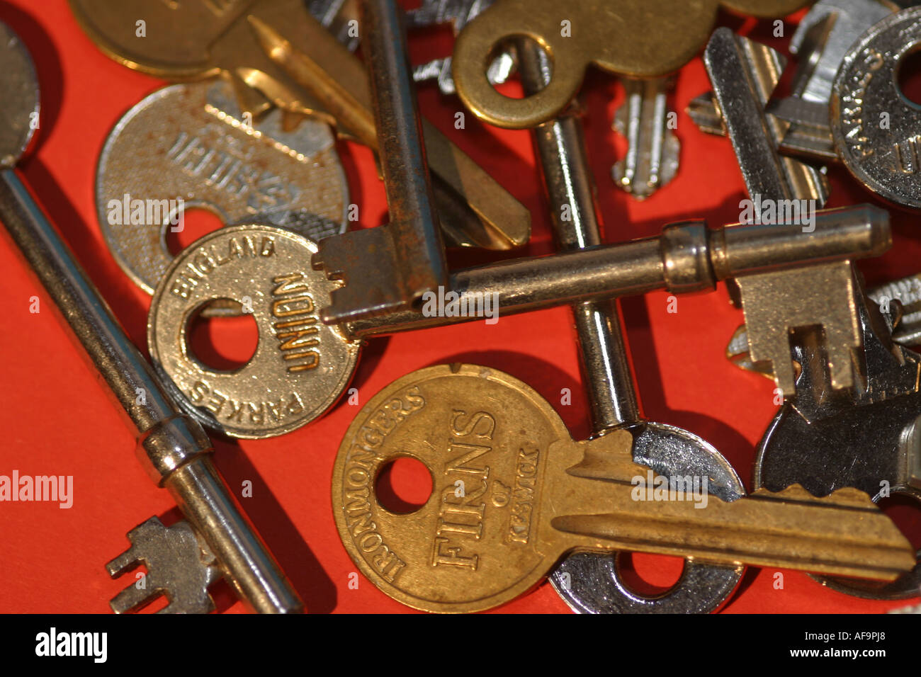 Une photographie d'un tas de touches Banque D'Images