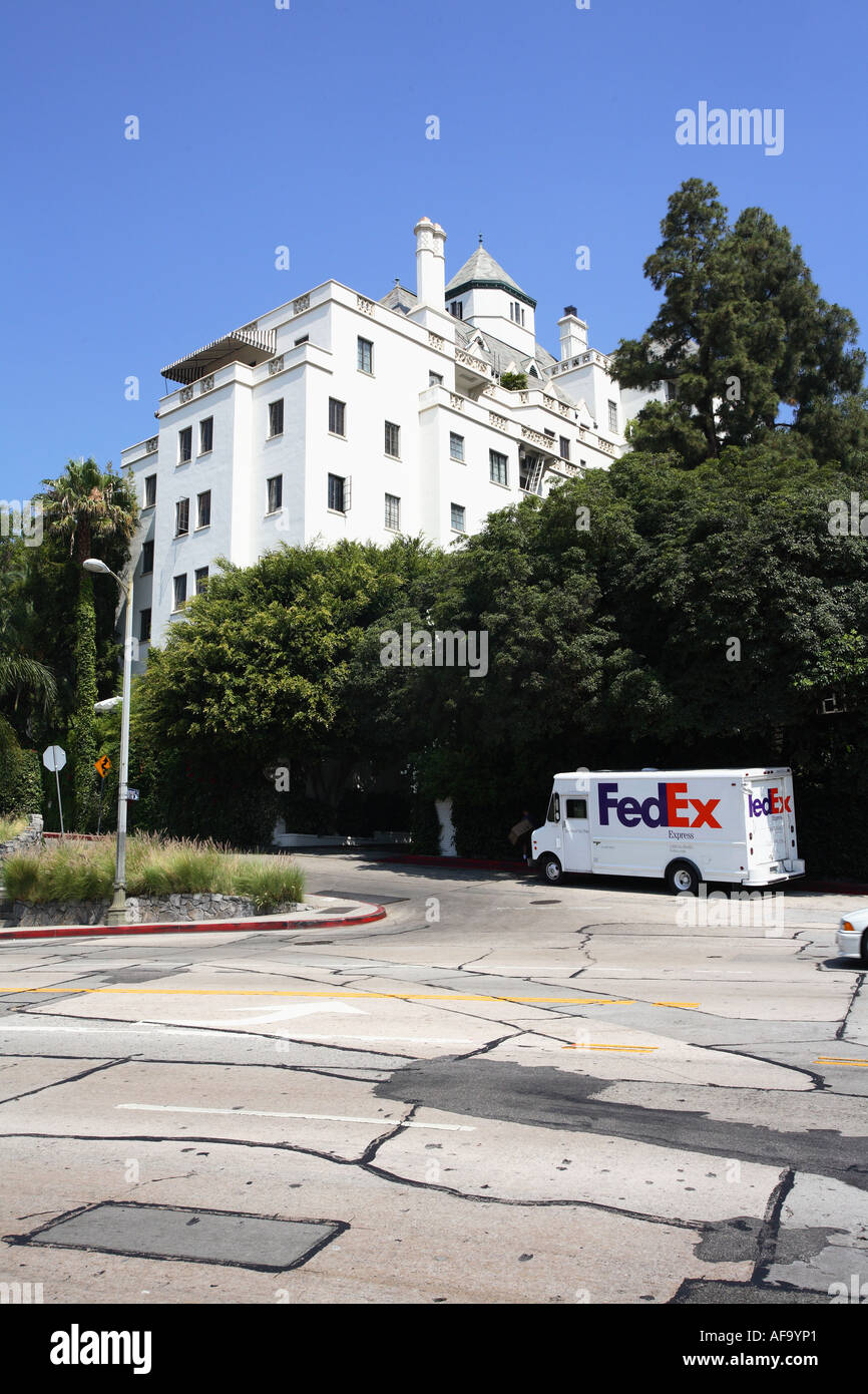 Chateau Marmont hotel à Hollywood Los Angeles, États-Unis Banque D'Images