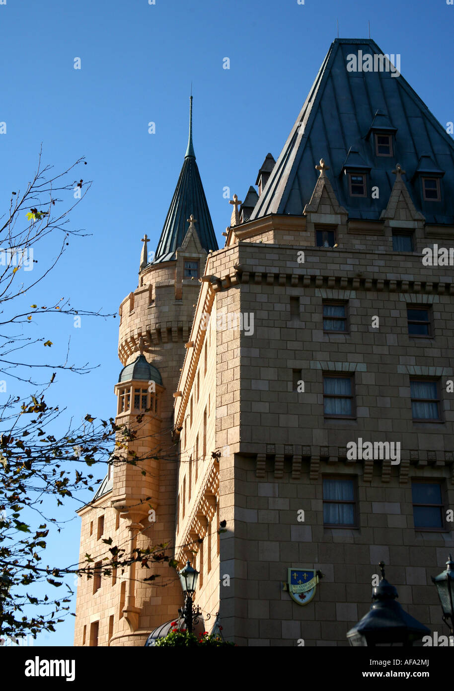 Epcot Center Walt Disney World Orlando Floride bâtiment section canadienne Banque D'Images