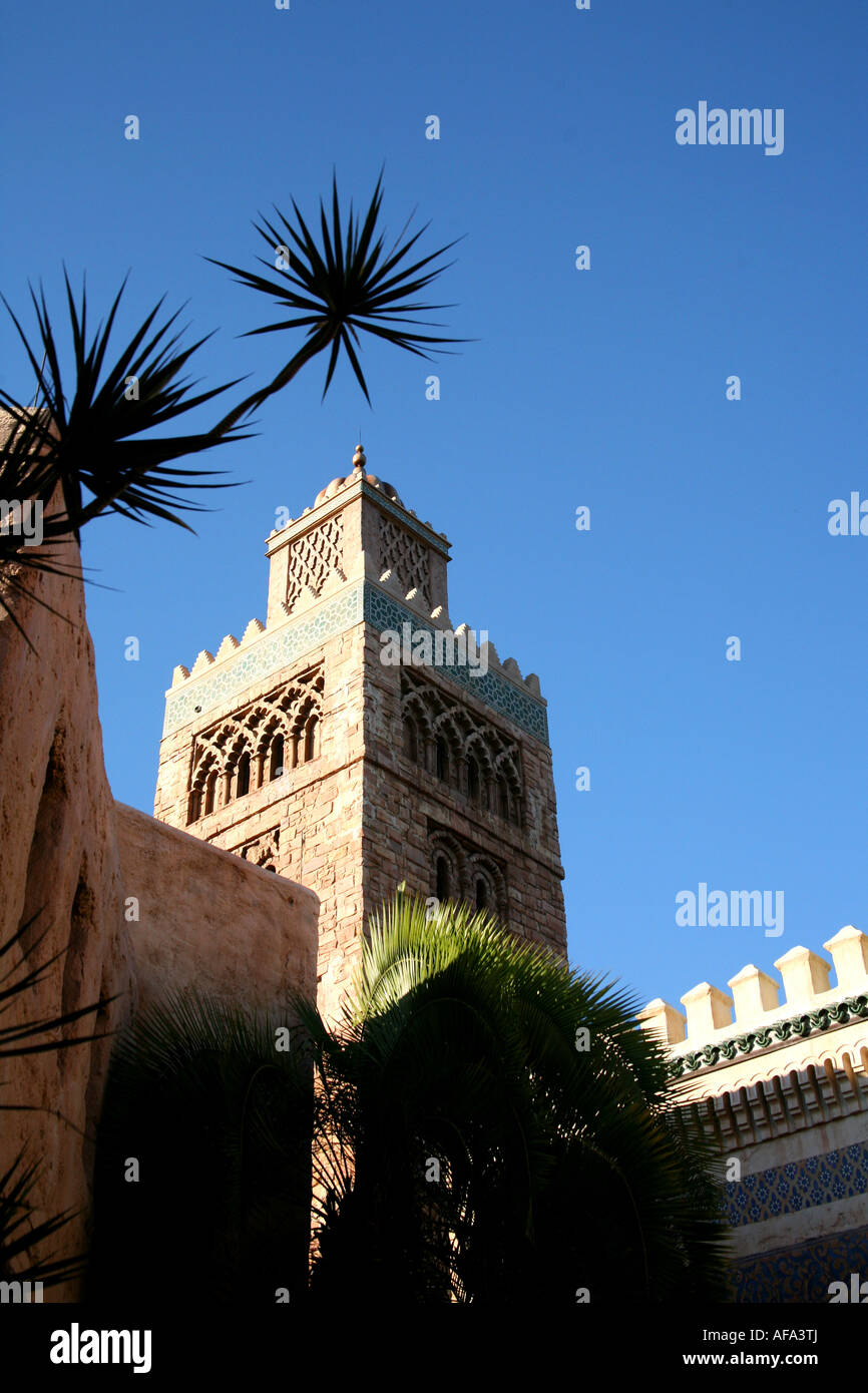 Epcot Center Walt Disney World Orlando Floride Maroc détails architecturaux section stand Banque D'Images