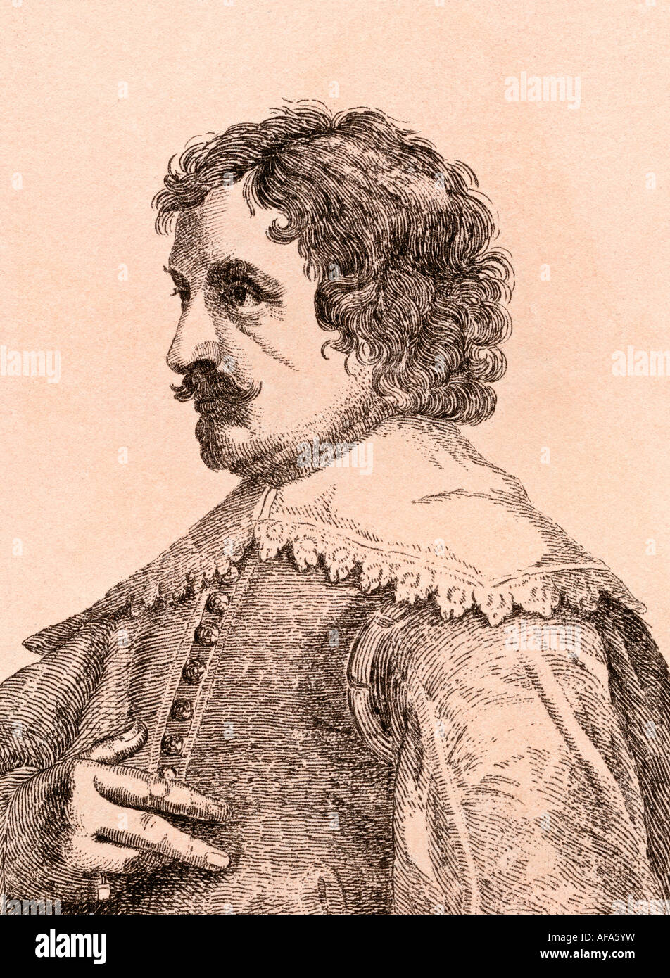 Paulus Pontius, 1603 - 1658. Graveur et peintre flamand. Banque D'Images