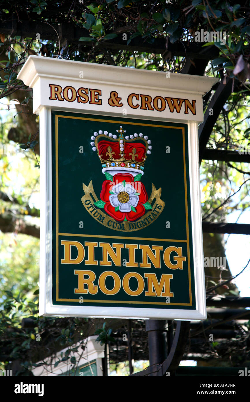 Epcot Center Walt Disney World Orlando Floride Angleterre montrant un pub bar sign Banque D'Images