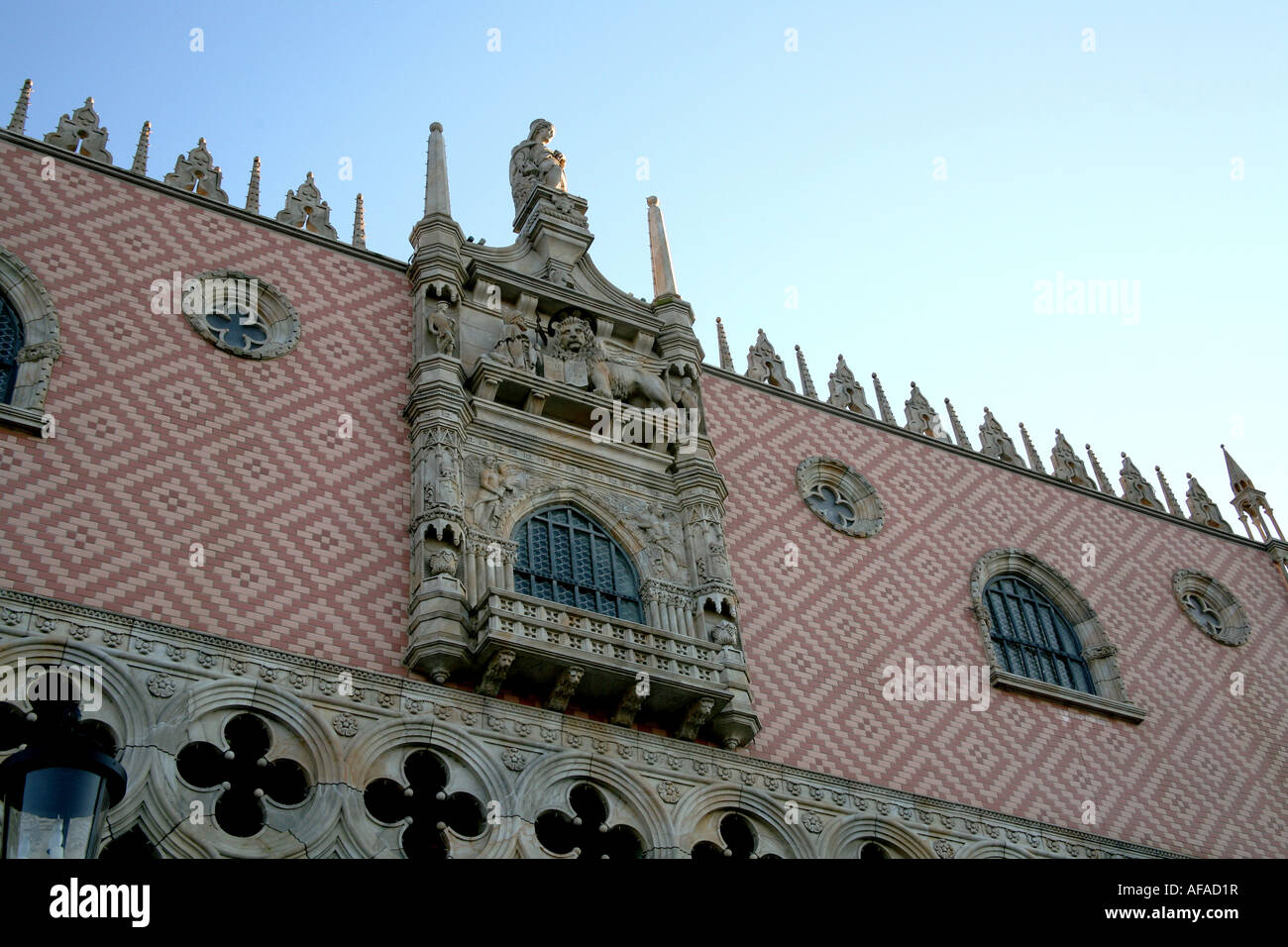 Epcot Center Walt Disney World Orlando Floride Italie détails architecturaux section stand Banque D'Images