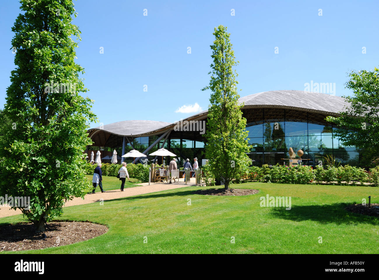 The Savill Building, Savill Gardens, Windsor Great Park, Englefield Green, Berkshire, Angleterre, Royaume-Uni Banque D'Images