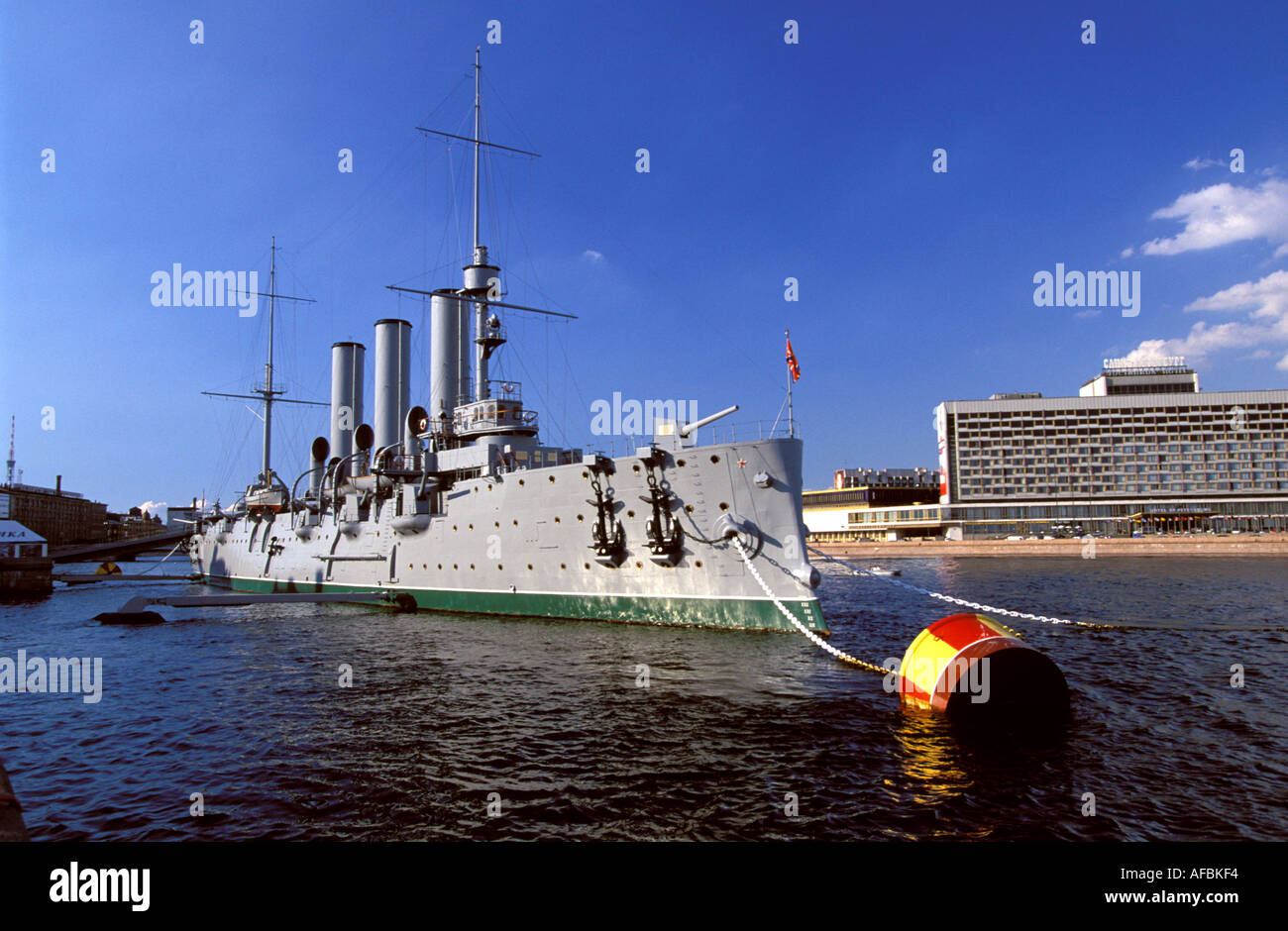 Navire de Saint-pétersbourg Aurora Banque D'Images