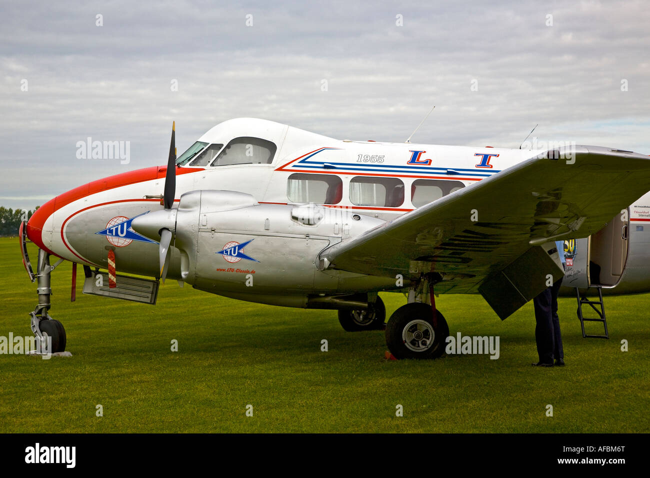 De Havilland DH-104 Dove vintage avion. Goodwood Revival West Sussex UK 2007 Banque D'Images