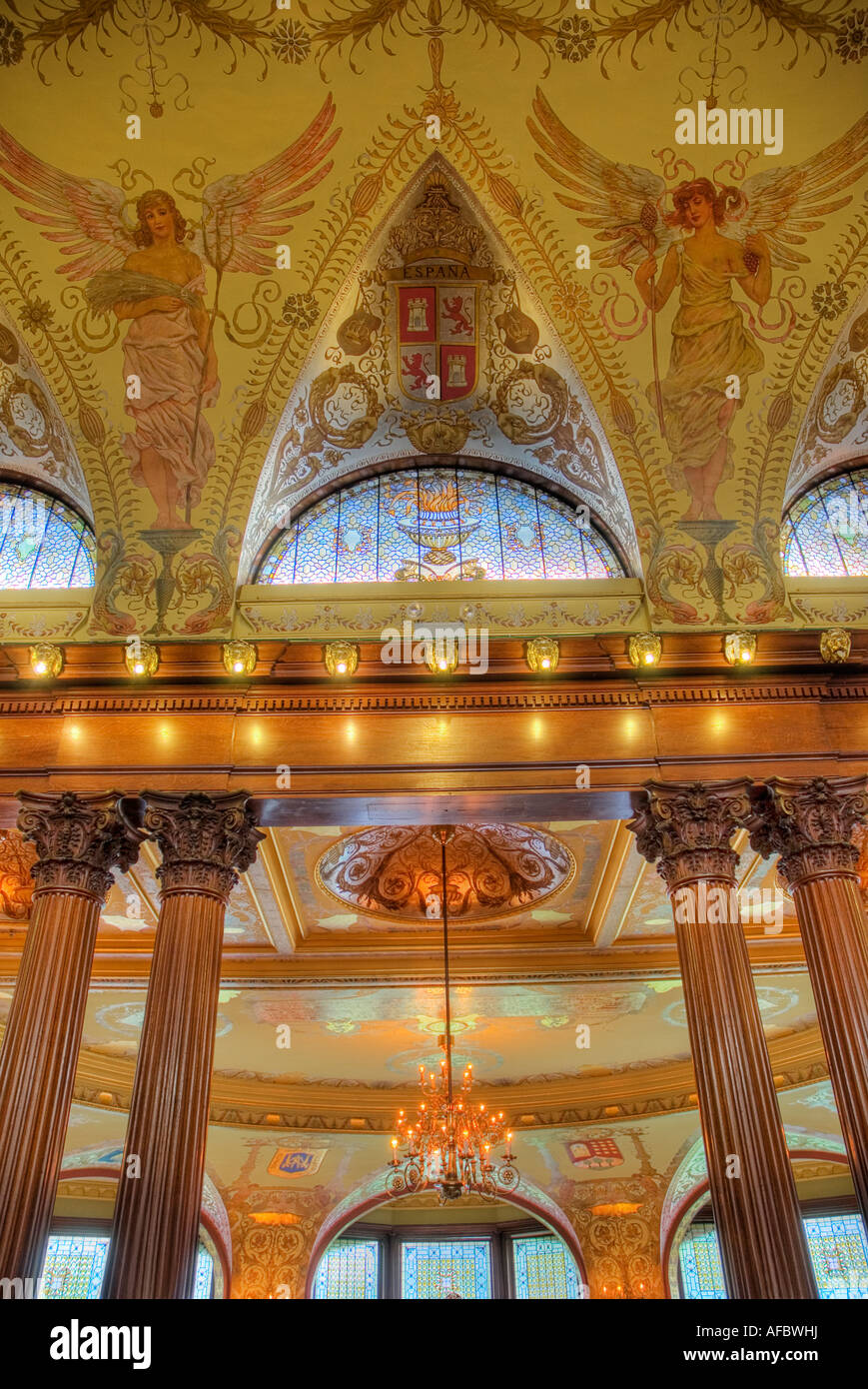 Salle à manger à Flagler College Banque D'Images