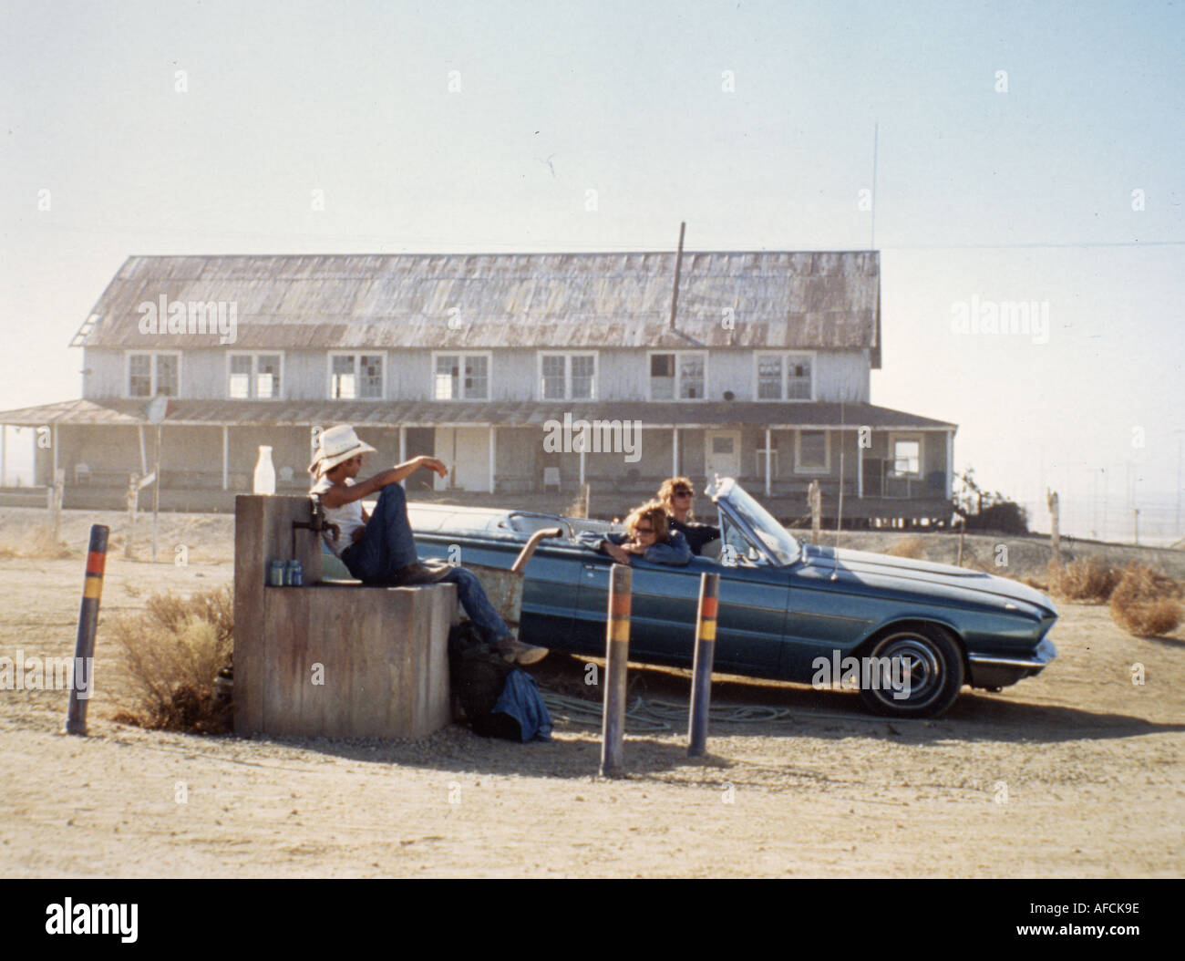 THELMA ET LOUISE 1991 film avec de l Brad Pitt Geena Davis Susan Sarandon Banque D'Images