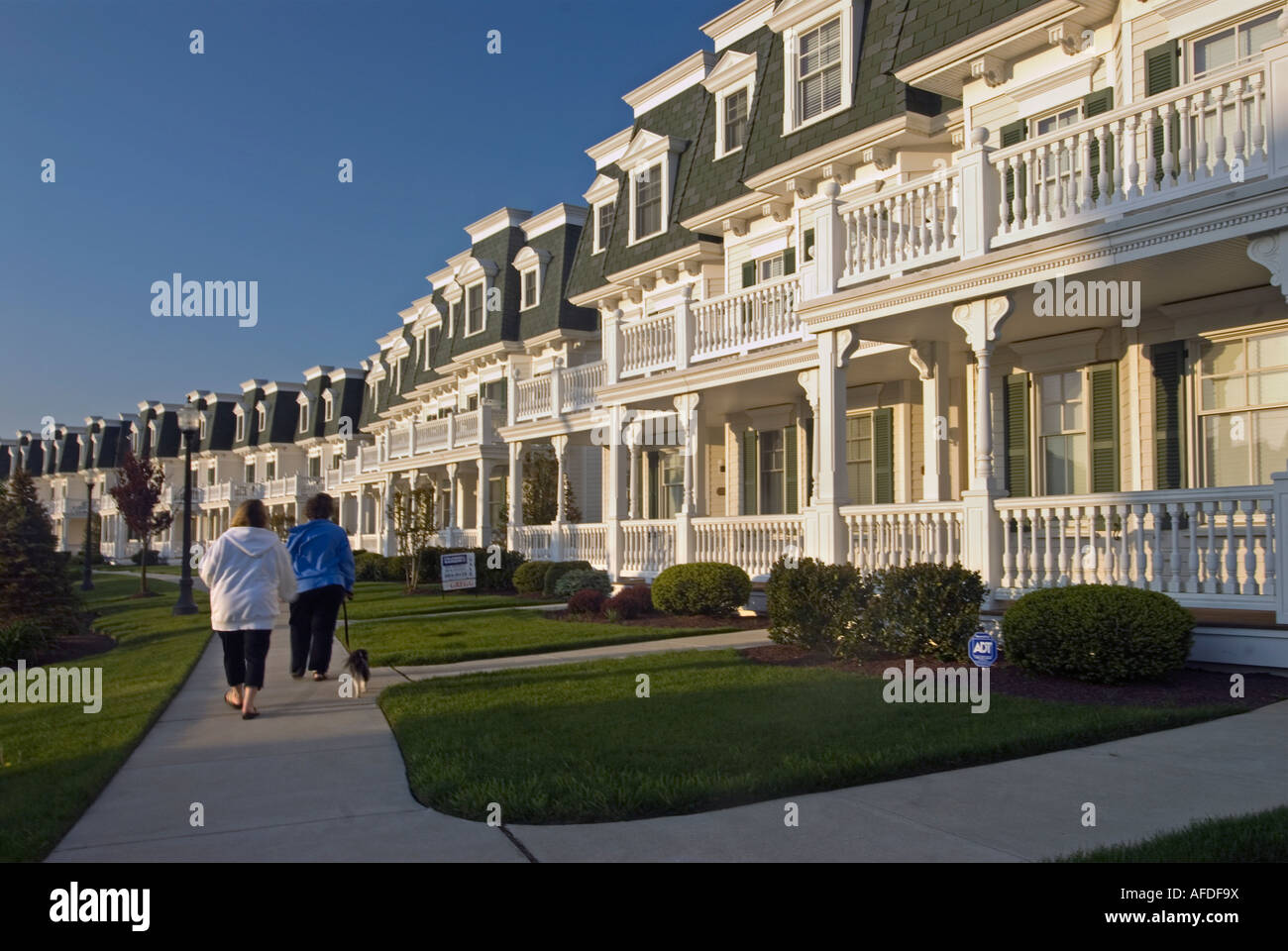 Nouveaux Condominiums à vendre à Cape May NJ Banque D'Images
