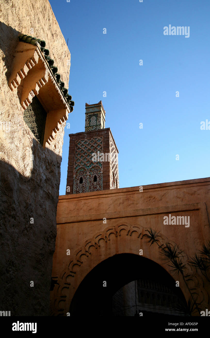 Epcot Center Walt Disney World Orlando Floride Maroc détails architecturaux section stand Banque D'Images
