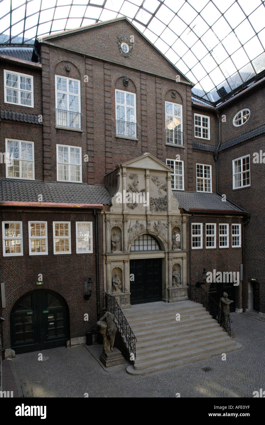 Musée pour pointes à l'histoire, premier étage, hall, cour intérieure, Hambourg Banque D'Images Musée pour pointes à l'histoire, premier étage, hall, cour intérieure, Hambourg Banque D'Images