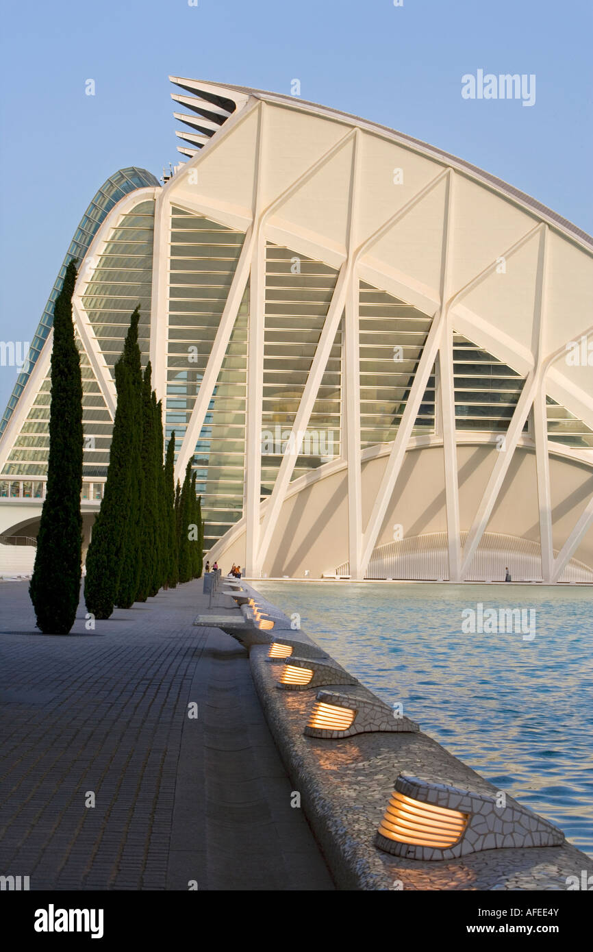La science et technologie de la construction , valence , Espagne Banque D'Images
