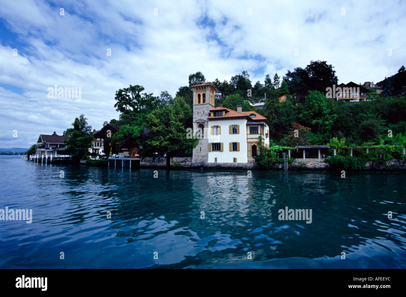 Berner Oberland - Le lac de Thoune - Suisse Alpes Banque D'Images