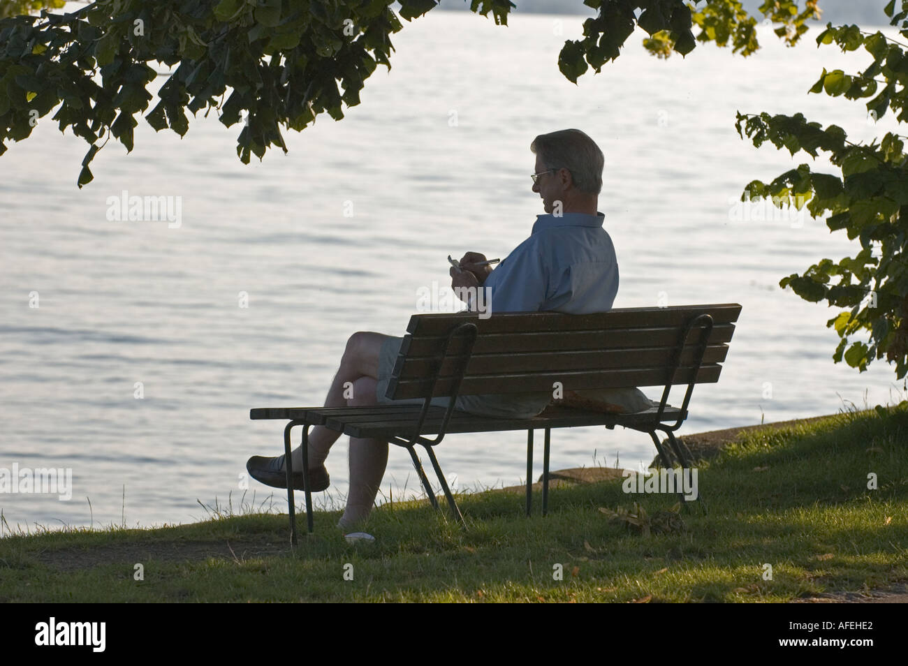 Hagnau Lac de Constance (Bodensee) Bade-wurtemberg Allemagne Juillet 2004 Banque D'Images