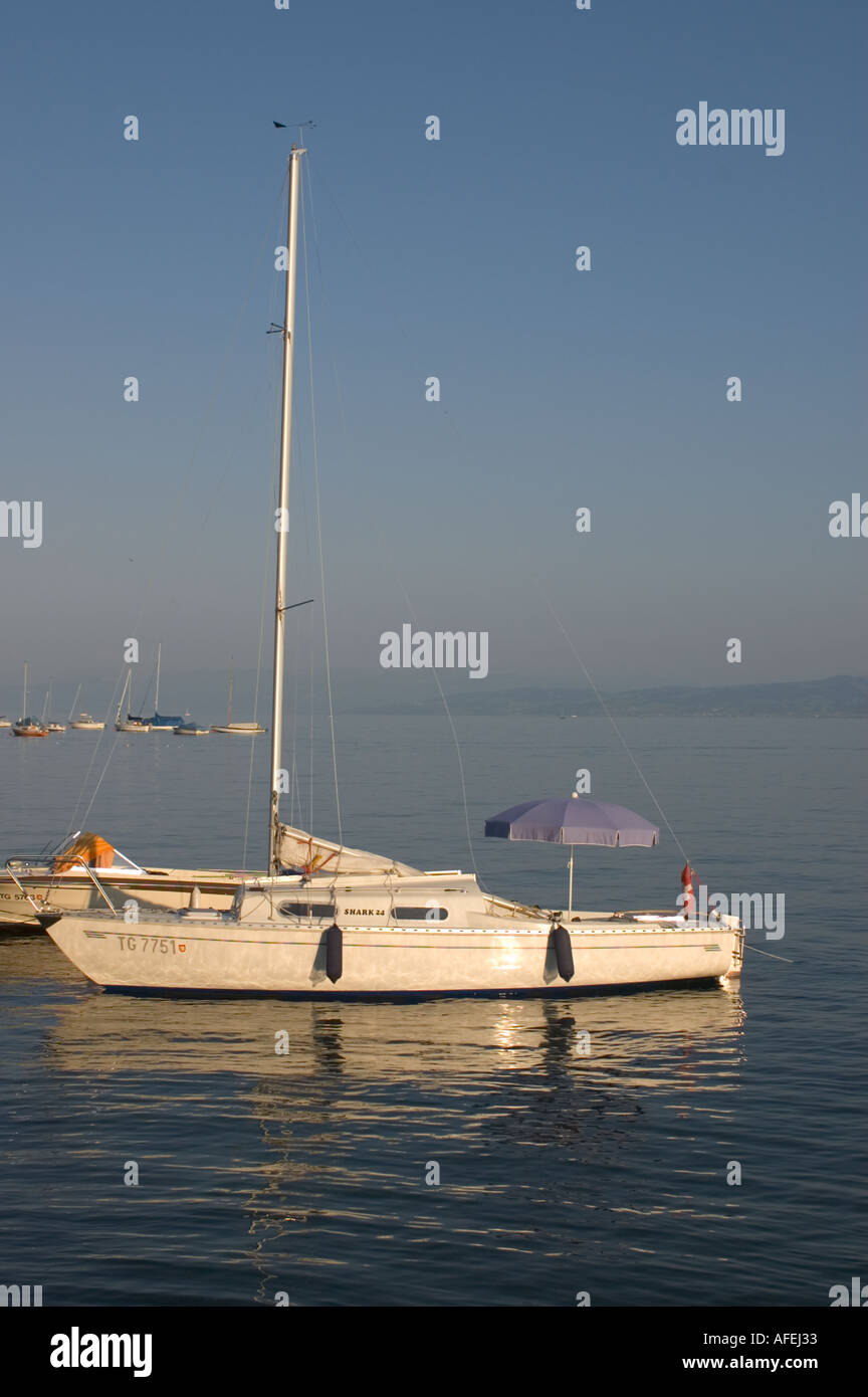 Hagnau Lac de Constance (Bodensee) Bade-wurtemberg Allemagne Juillet 2004 Banque D'Images