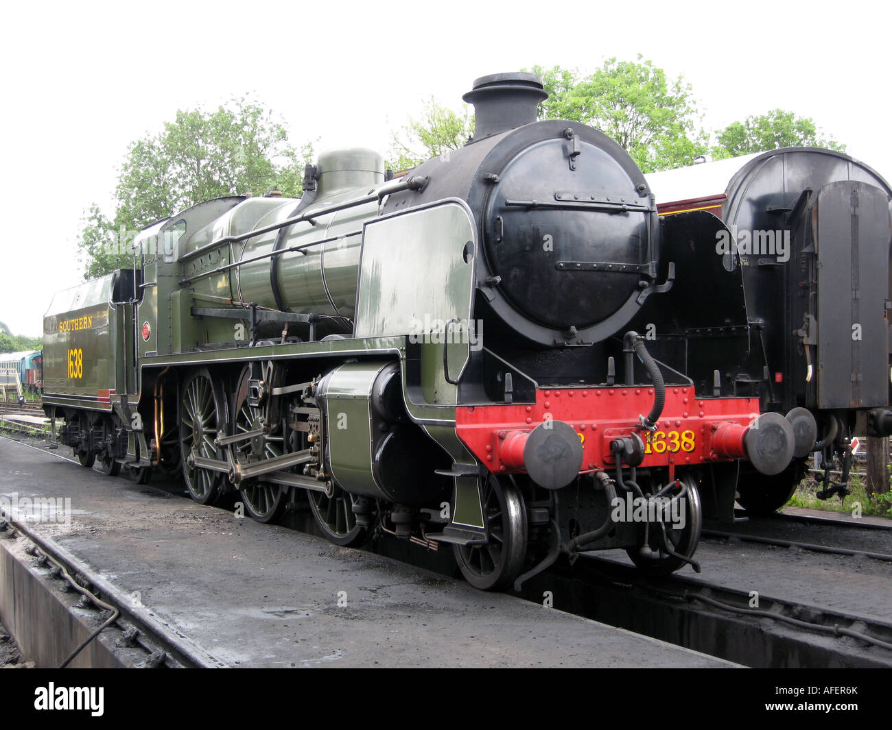 Southern Railway Locomotive à vapeur classe U-UK Banque D'Images