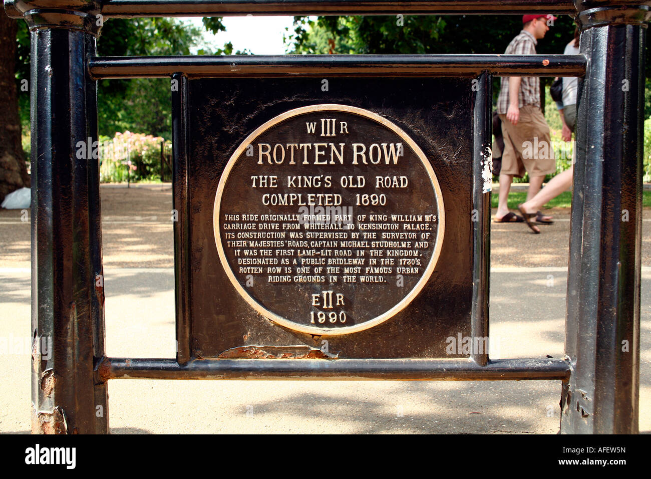 Rotten Row, Londres Banque D'Images