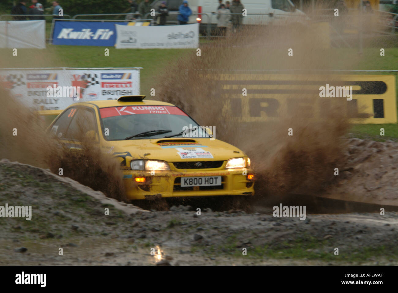 Pirelli Rallye International Mai 2005 Partie de Wrc pzero spéciale Banque D'Images