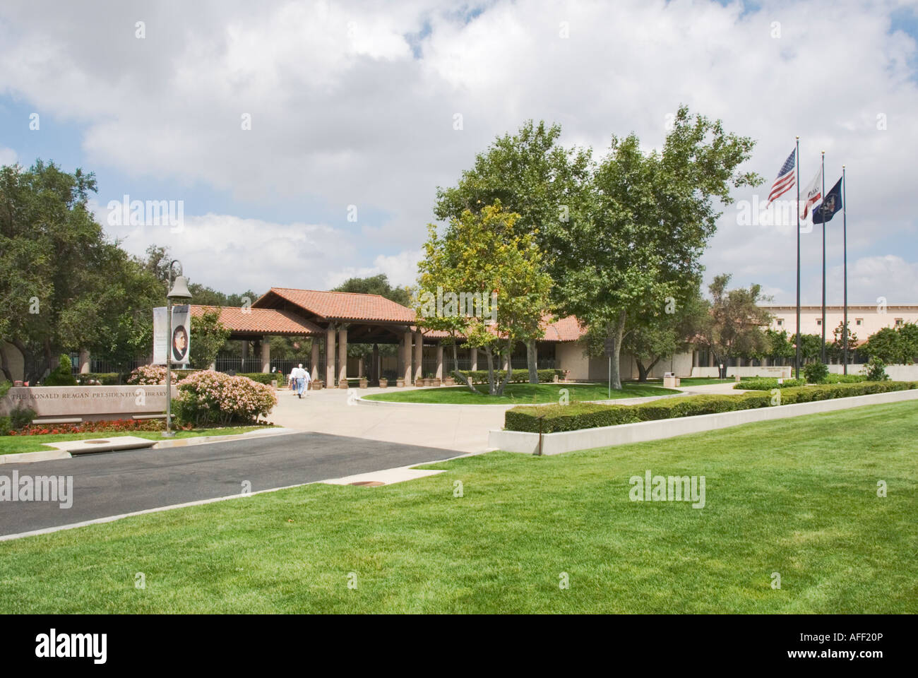 Simi Valley Californie Ronald W Reagan Presidential Library and Museum Banque D'Images