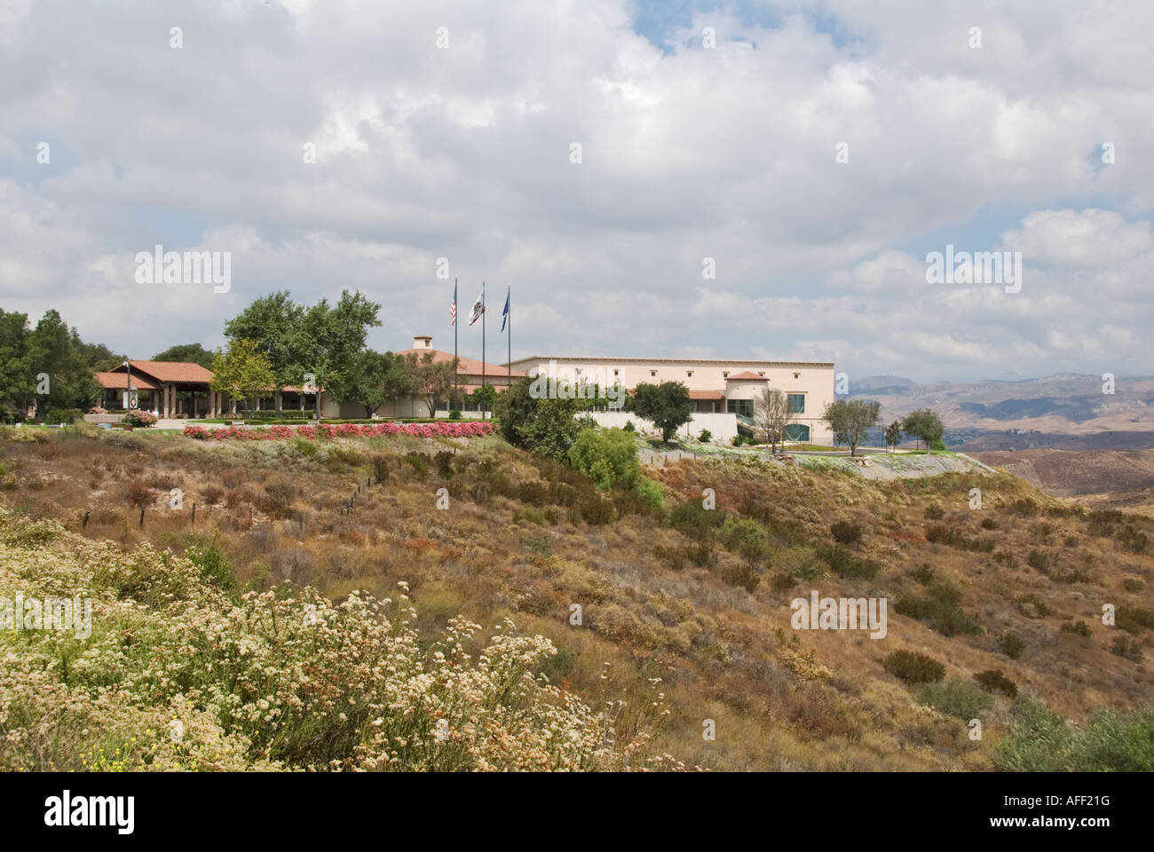 Simi Valley Californie Ronald W Reagan Presidential Library and Museum Banque D'Images