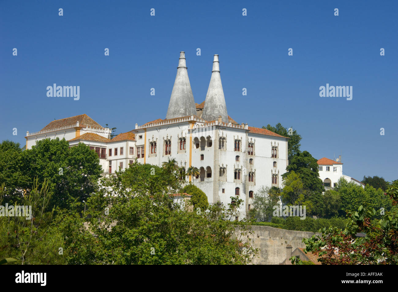 Sintra, le Palais Royal Banque D'Images