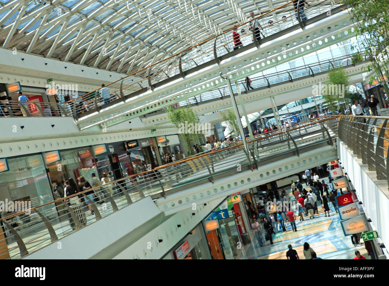 Lisbonne, Parques das Nacoes, centre commercial Vasco da Gama Banque D'Images