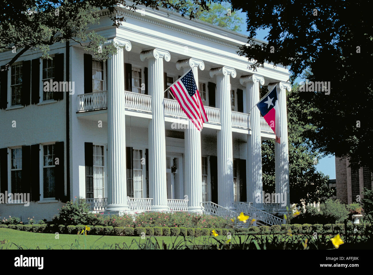 1225 Elk228 Texas Austin) Hôtel particulier du Gouverneur 1855 Banque D'Images