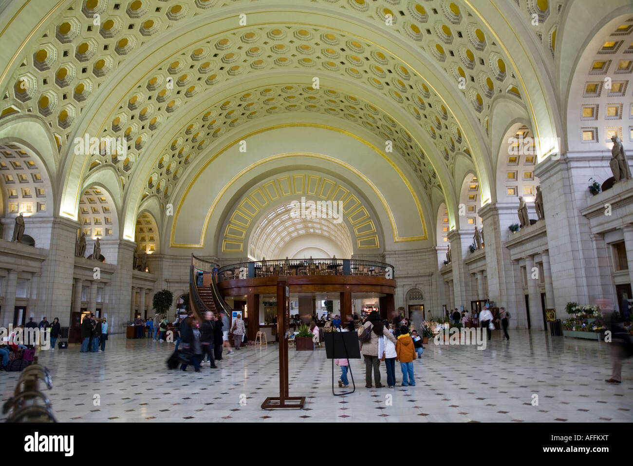 Railroad ou Union Station à Washington DC Capitol U S A la gare Union Banque D'Images