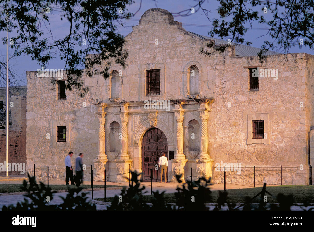 2996 Elk228 San Antonio Texas Mission San Antonio de Vallero l'Alamo 1744 Banque D'Images