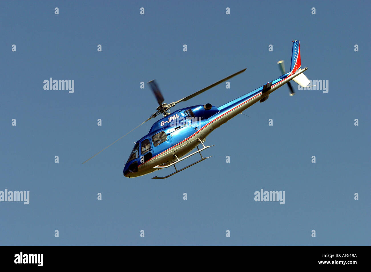 Le Dr Jonathan Palmer s Helicopter Banque D'Images