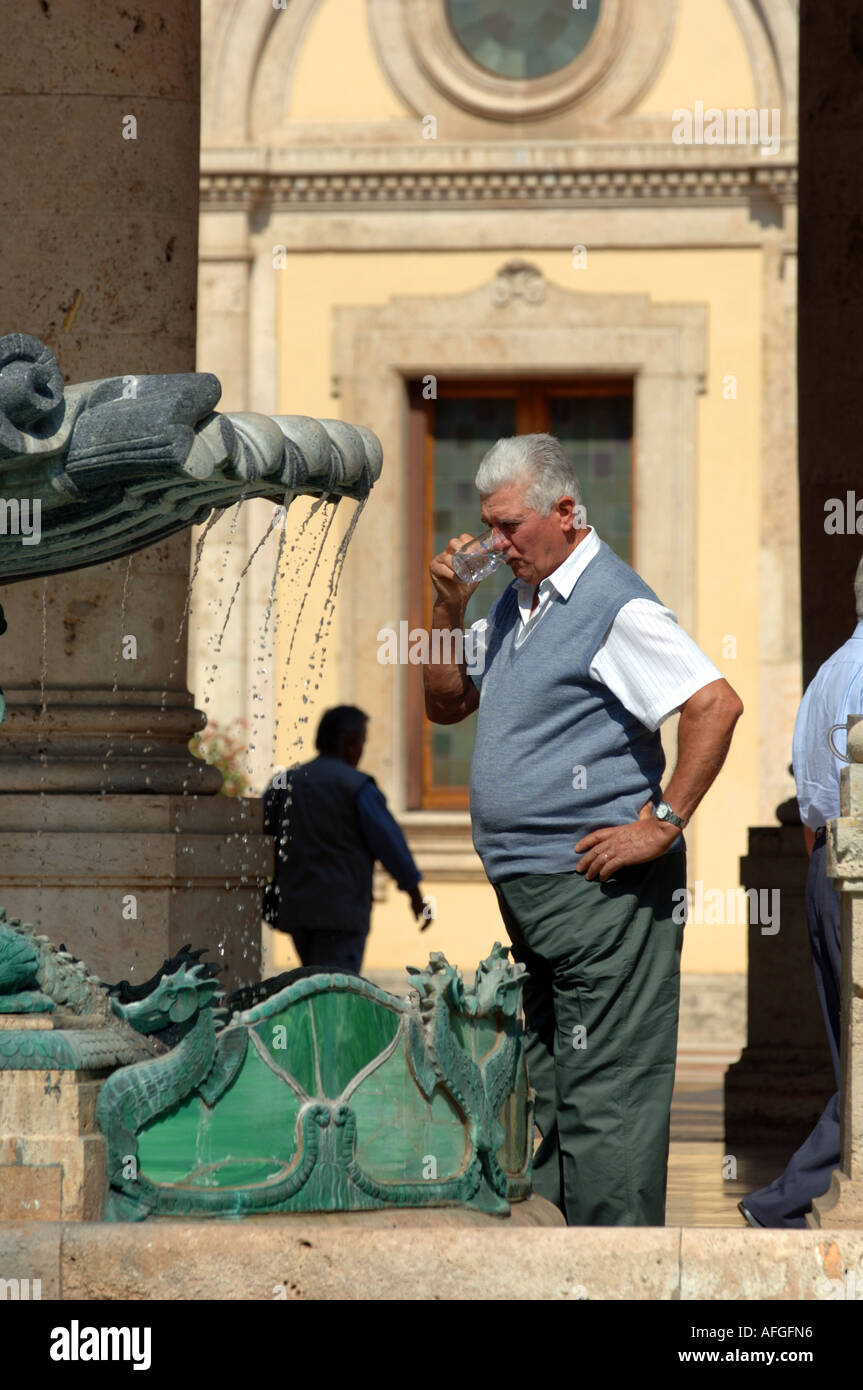 Station thermale de Montecatini Terme, Toscane, Italie Banque D'Images