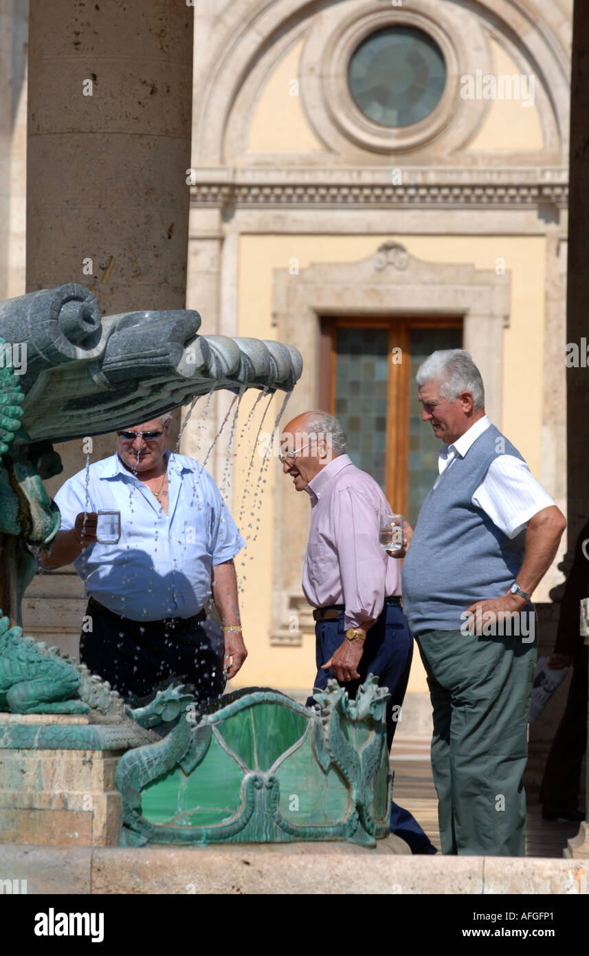 Station thermale de Montecatini Terme, Toscane, Italie Banque D'Images