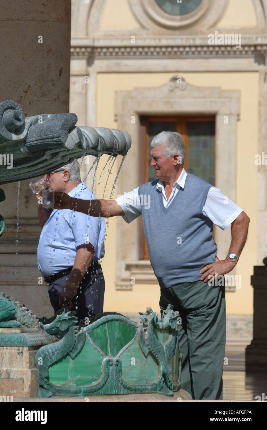 Station thermale de Montecatini Terme, Toscane, Italie Banque D'Images