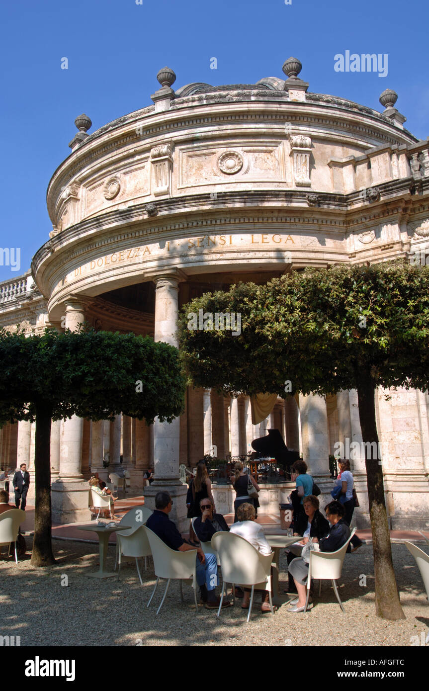 Station thermale de Montecatini Terme, Toscane, Italie Banque D'Images