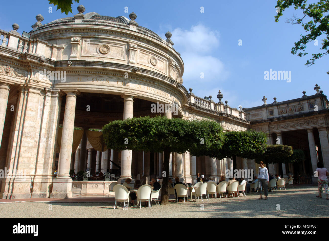 Station thermale de Montecatini Terme, Toscane, Italie Banque D'Images