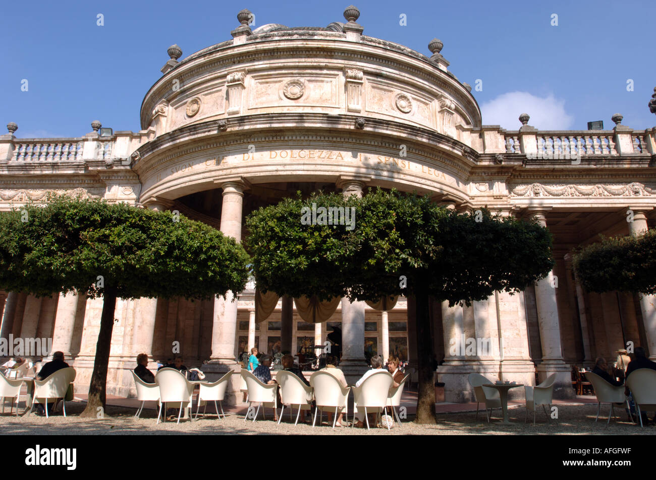 Station thermale de Montecatini Terme, Toscane, Italie Banque D'Images