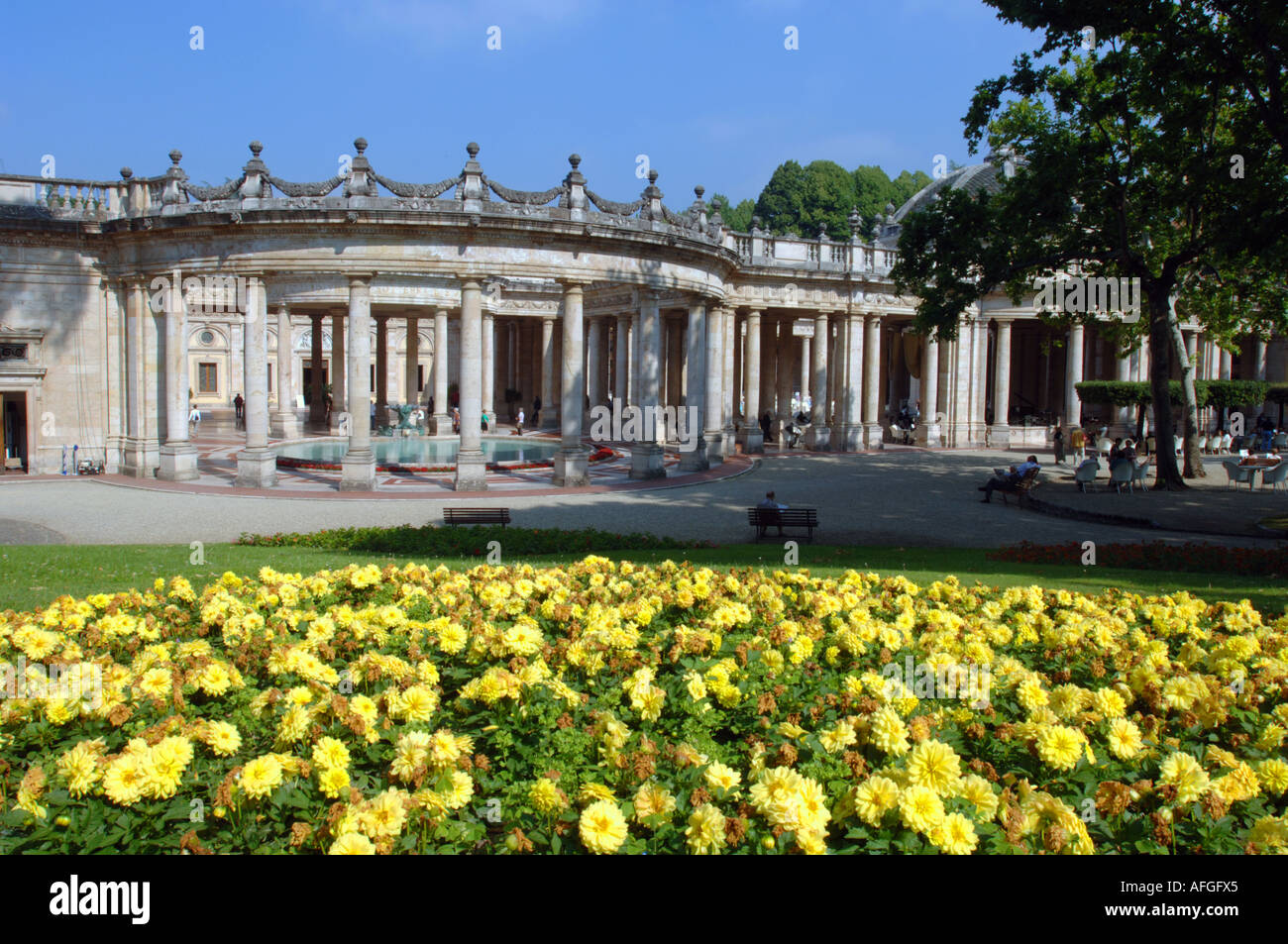 Station thermale de Montecatini Terme, Toscane, Italie Banque D'Images