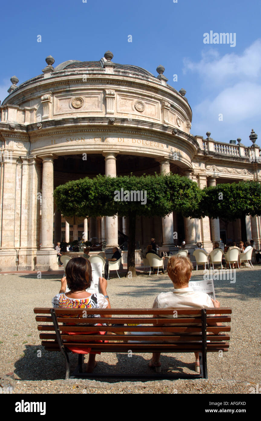 Station thermale de Montecatini Terme, Toscane, Italie Banque D'Images