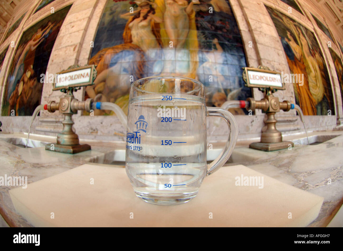 Station thermale de Montecatini Terme, Toscane, Italie Banque D'Images