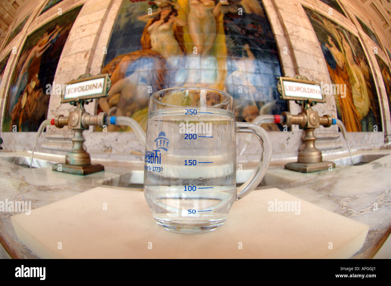 Station thermale de Montecatini Terme, Toscane, Italie Banque D'Images