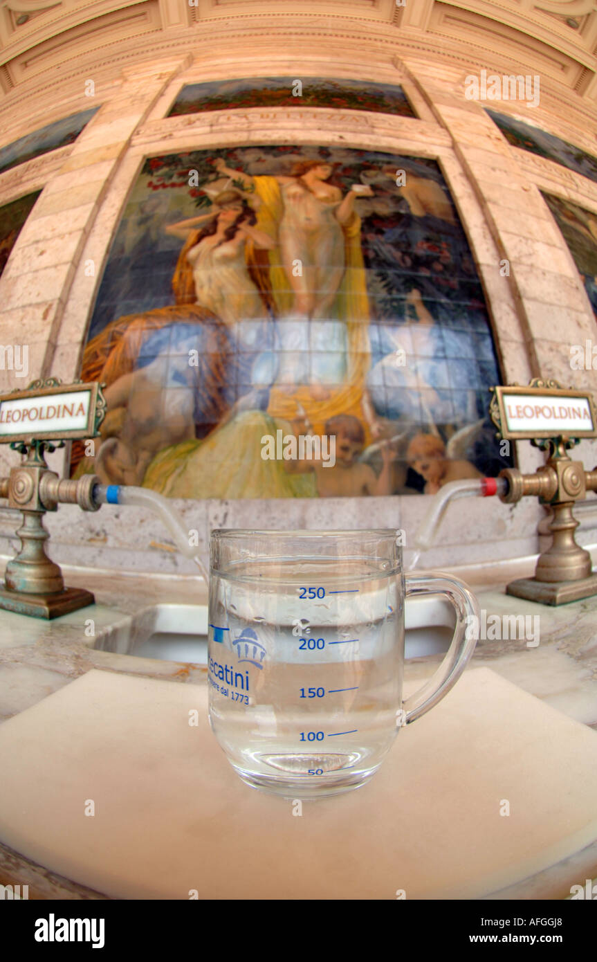 Station thermale de Montecatini Terme, Toscane, Italie Banque D'Images