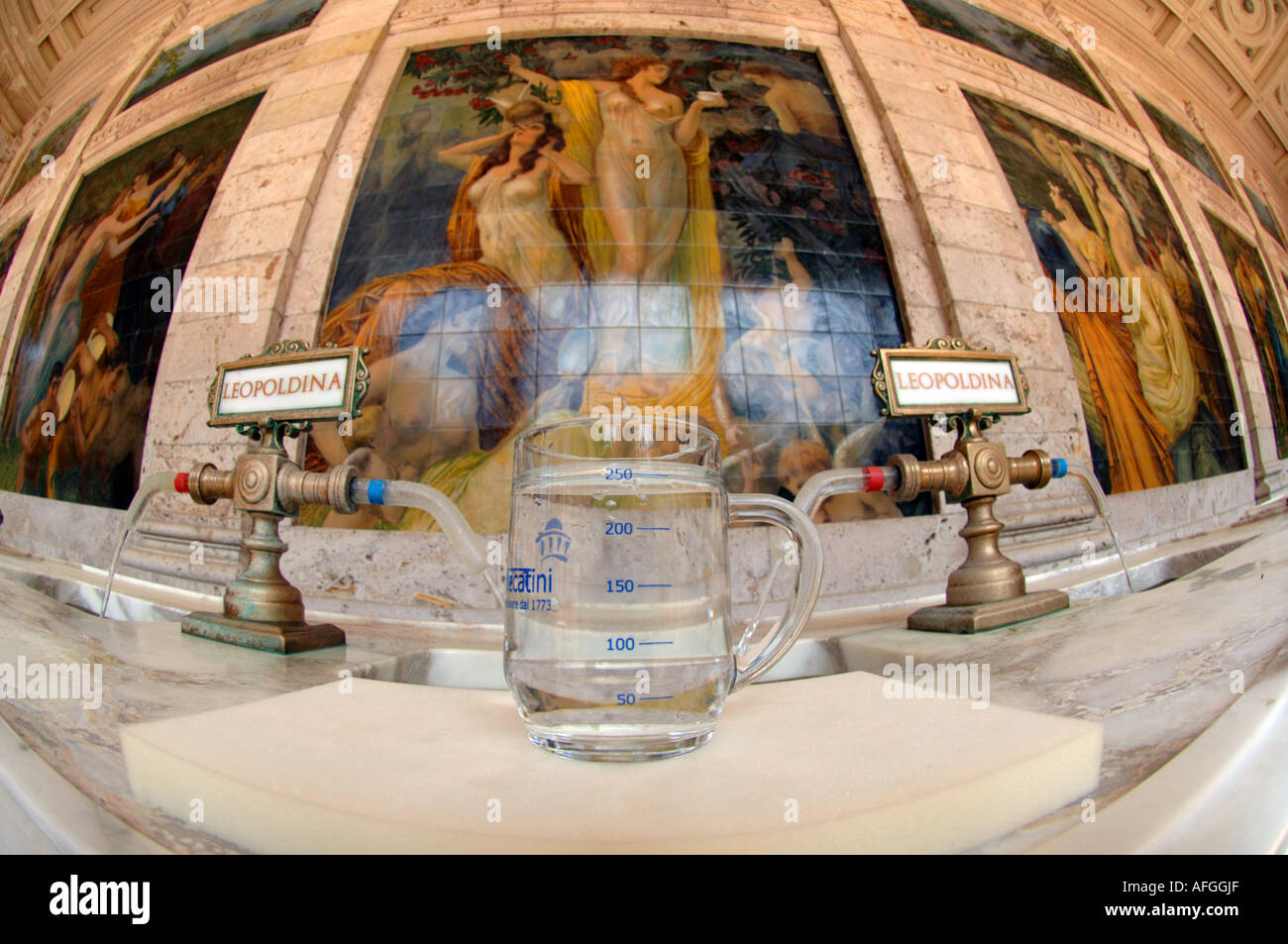 Station thermale de Montecatini Terme, Toscane, Italie Banque D'Images